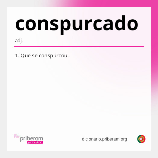 Significado de conspurcado