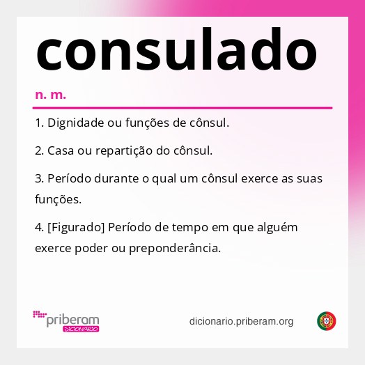 Significado de consulado