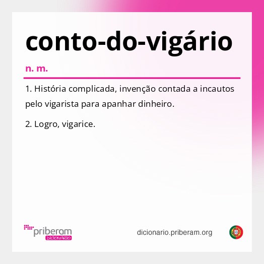 Significado de conto-do-vigário