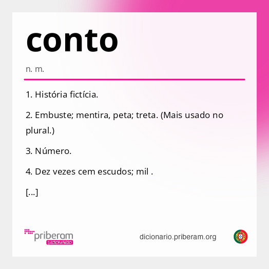Significado de conto