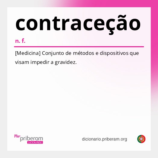 Significado de contraceção