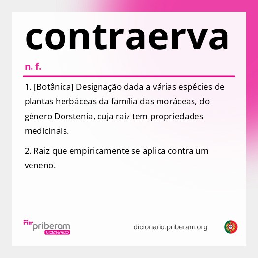 Significado de contraerva