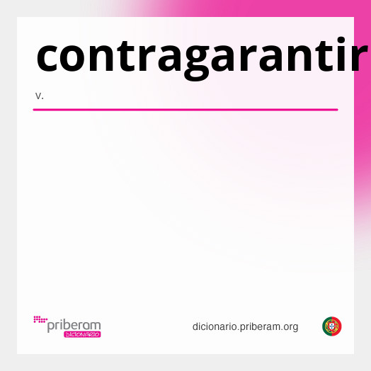 Significado de contragarantir