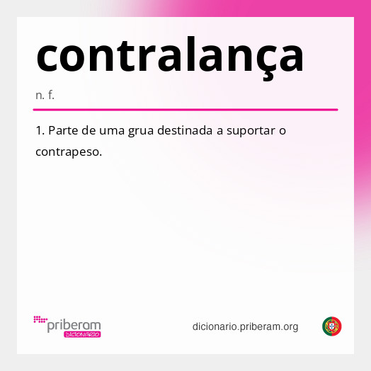 Significado de contralança