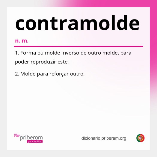 Significado de contramolde