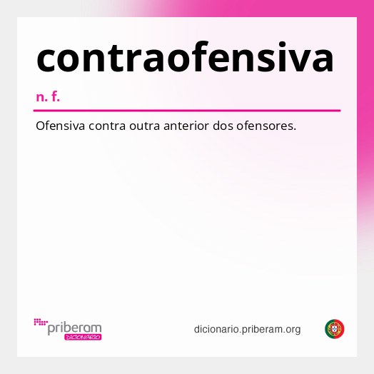 Significado de contraofensiva