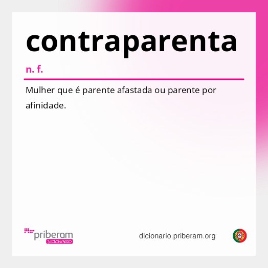 Significado de contraparenta
