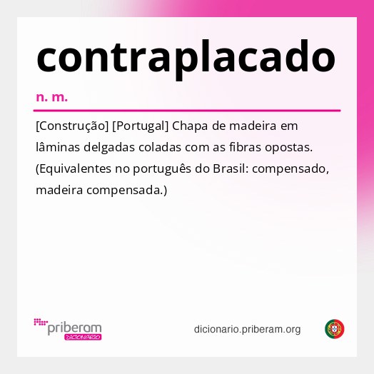 Significado de contraplacado