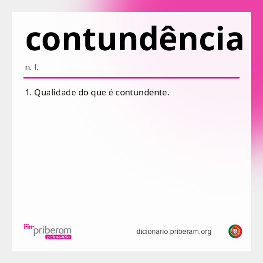 Significado de contundência