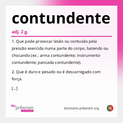 Significado de contundente