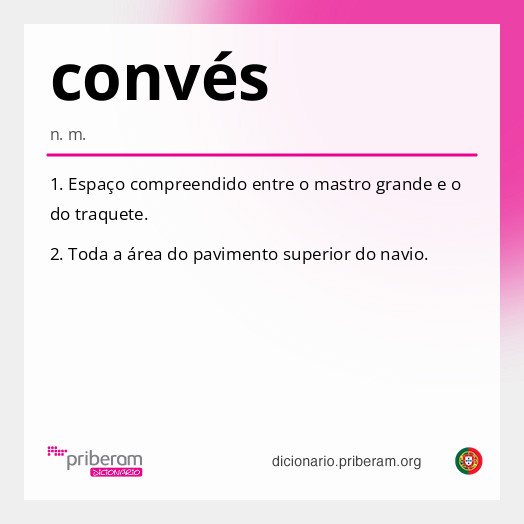 Significado de convés