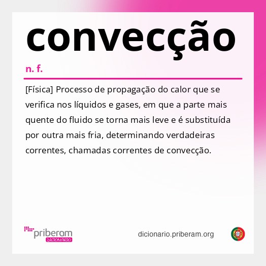 Significado de convecção