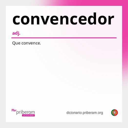Significado de convencedor