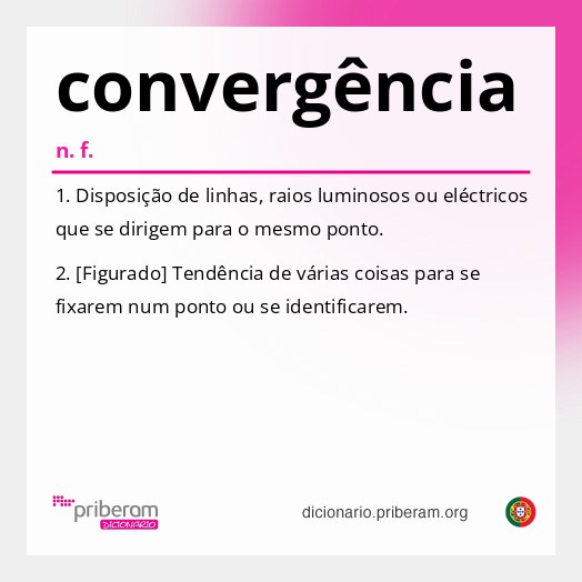 Significado de convergência