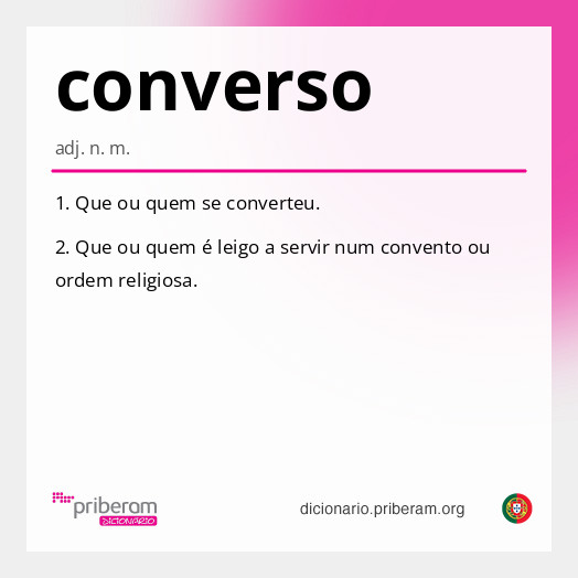 Significado de converso