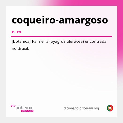Significado de coqueiro-amargoso