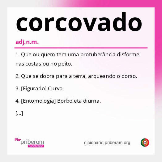 Significado de corcovado