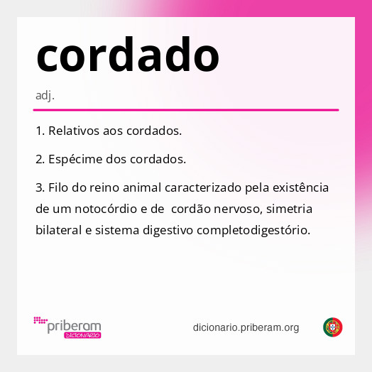 Significado de cordado