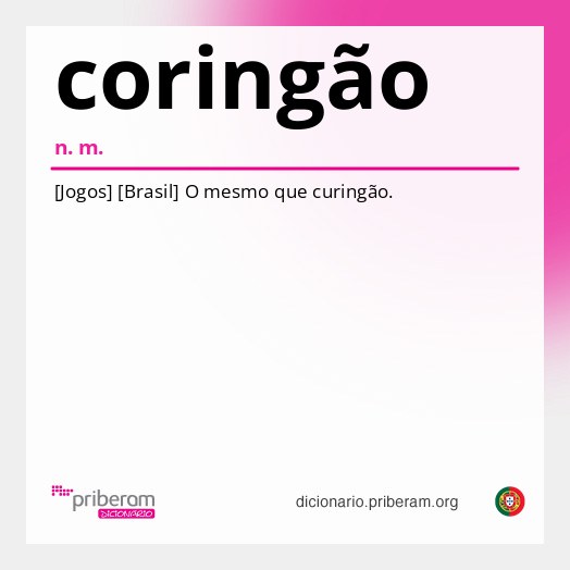 Significado de coringão