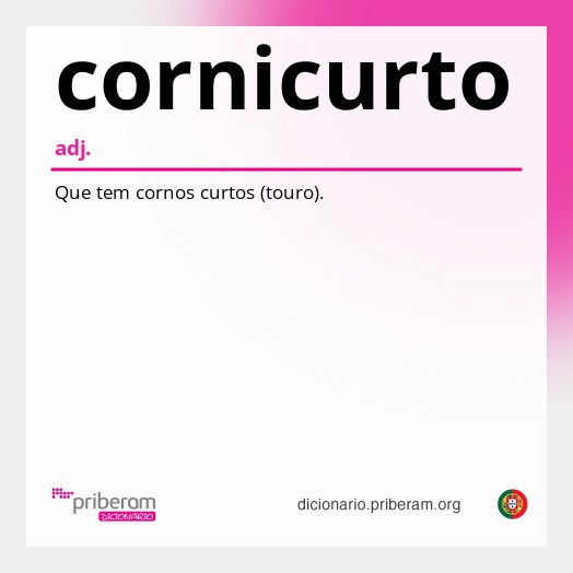 Significado de cornicurto