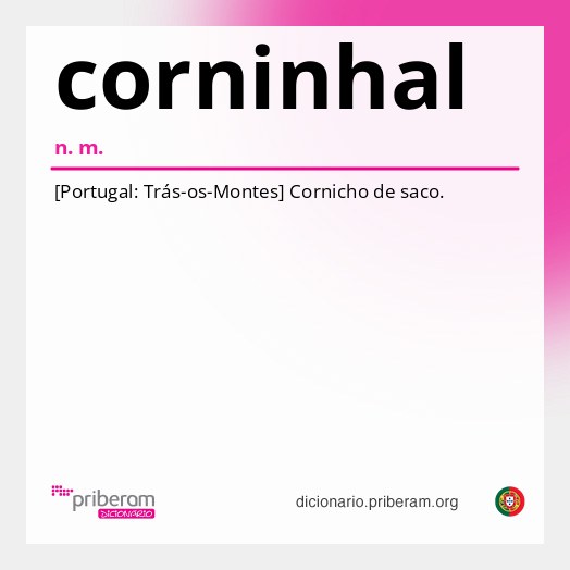 Significado de corninhal