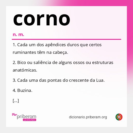 Significado de corno