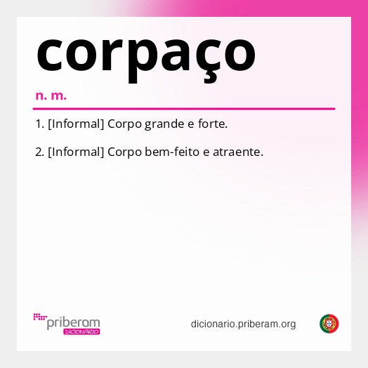 Significado de corpaço