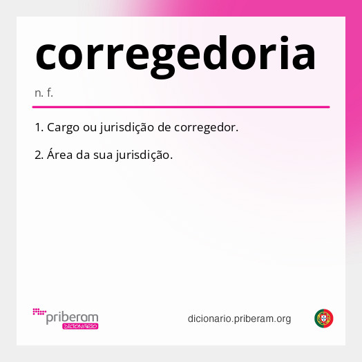 Significado de corregedoria