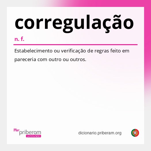 Significado de corregulação