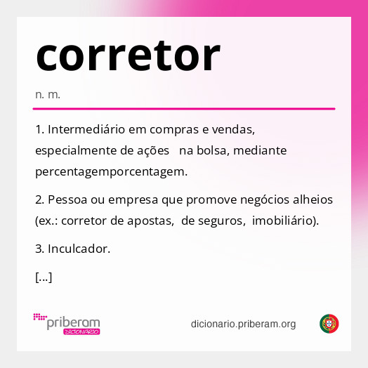 Significado de corretor