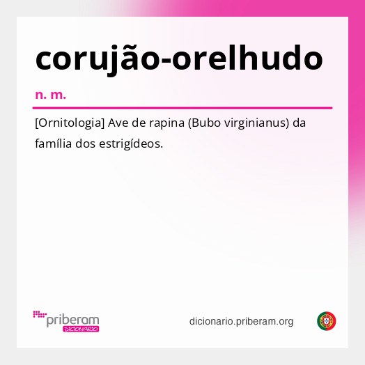 Significado de corujão-orelhudo