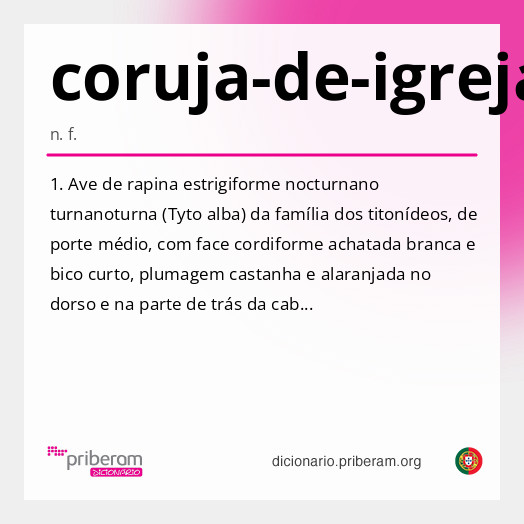 Significado de coruja-de-igreja