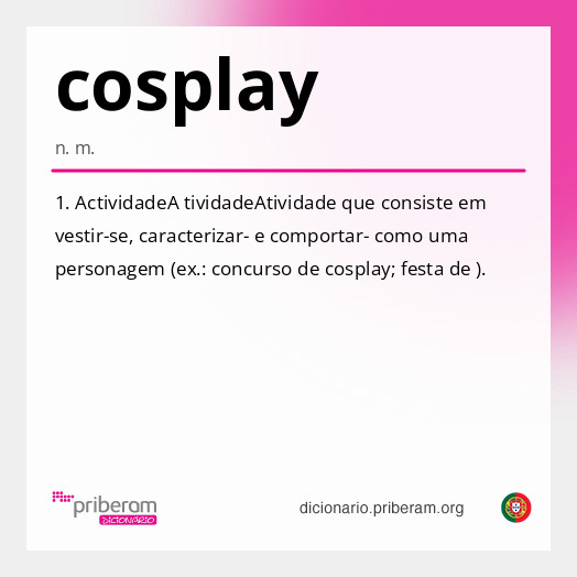 Significado de cosplay