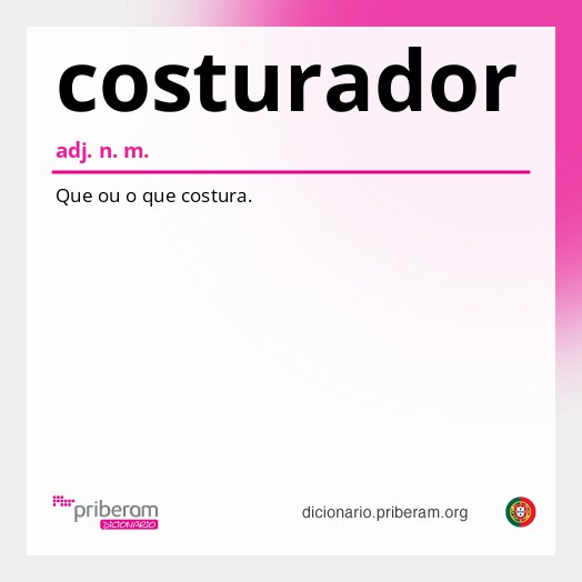 Significado de costurador