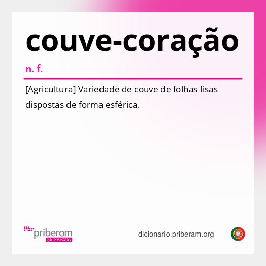 Significado de couve-coração