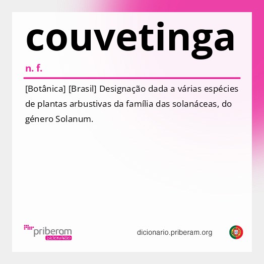 Significado de couvetinga