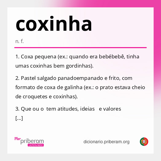 Significado de coxinha