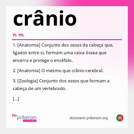 Significado de crânio