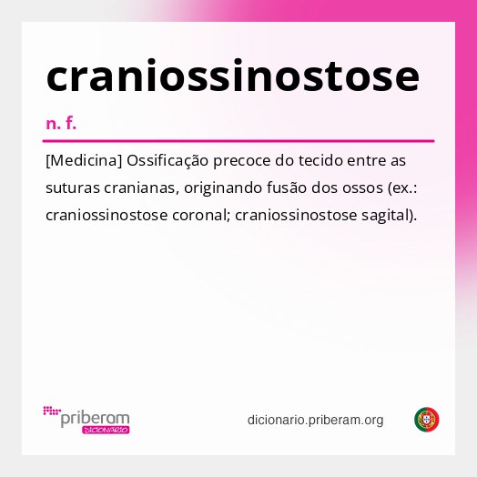 Significado de craniossinostose