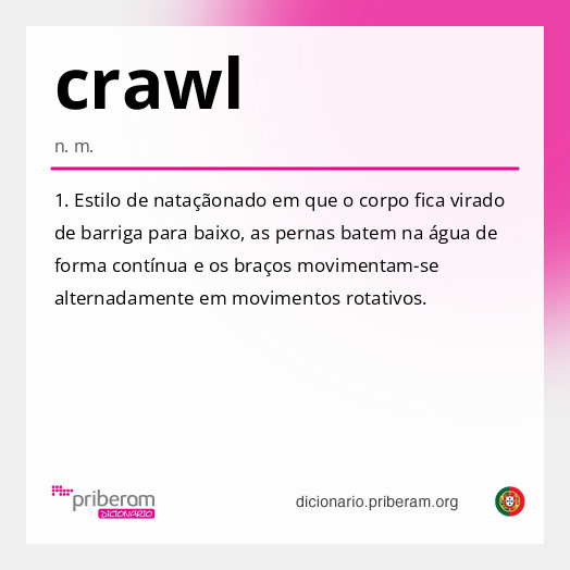 Significado de crawl