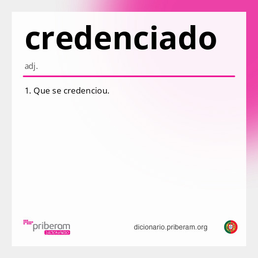 Significado de credenciado