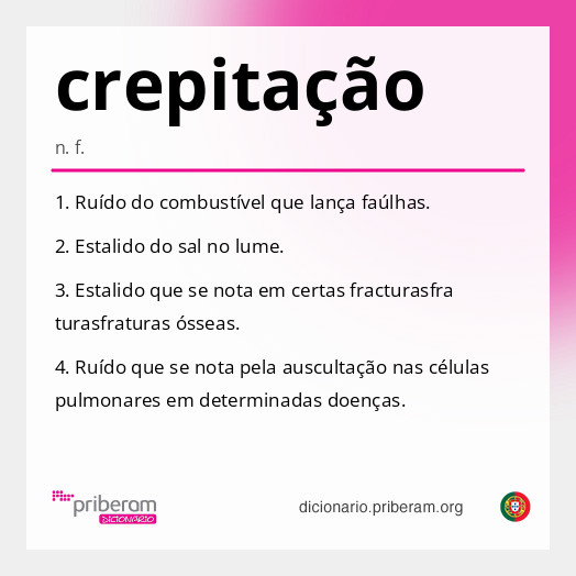 Significado de crepitação