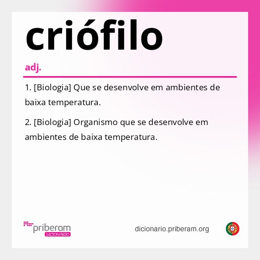 Significado de criófilo