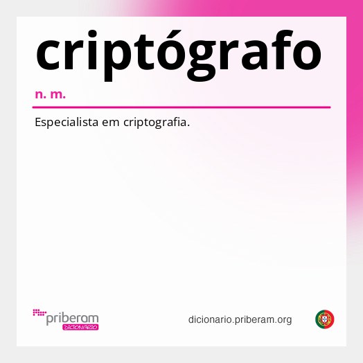 Significado de criptógrafo