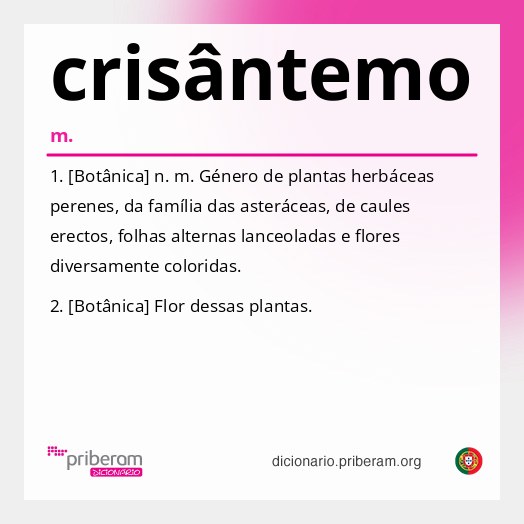 Significado de crisântemo