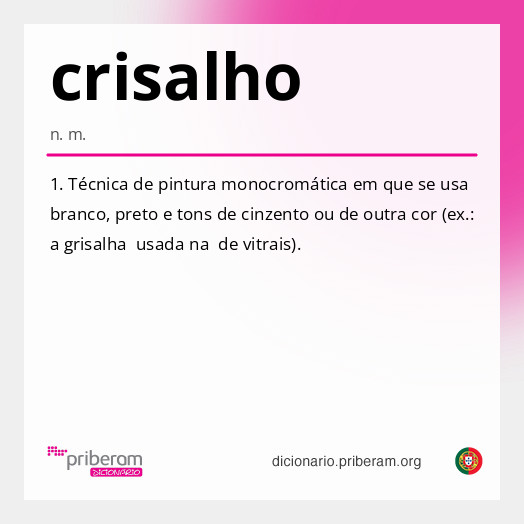 Significado de crisalho