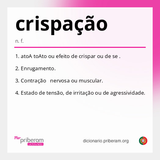Significado de crispação