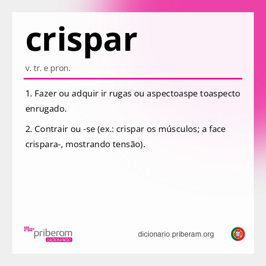 Significado de crispar