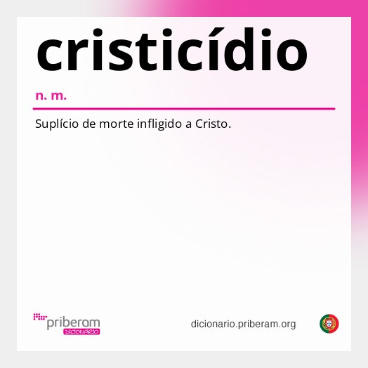 Significado de cristicídio