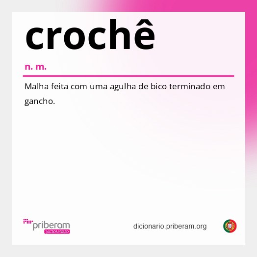 Significado de crochê